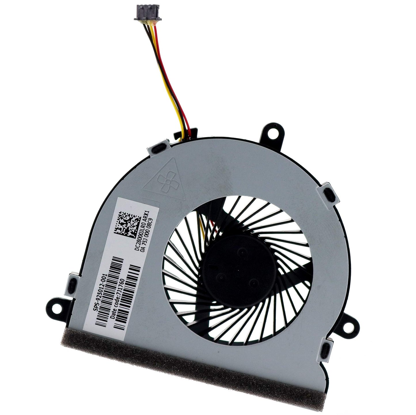 Deal4GO CPU Cooling Fan 813946-001 925012-001 Replacement Replacement for HP 15-AC 15-AF 15-AY 15-BA 15-BS 15-BW 250 255 256 G4 G5 G6