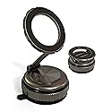 FS NANO Magnetic Phone Holder for Car, Vacuum Suction Cup MagSafe Mount with N55 Magnets, 360°/210° Adjustable Foldable Aluminum Design, Compatible