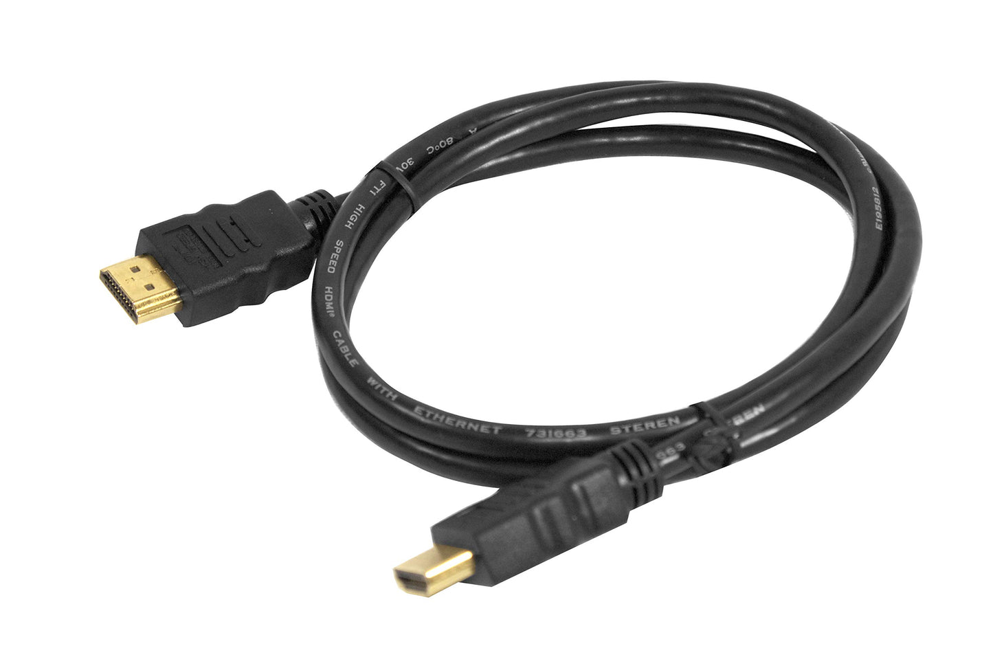 Steren 517-303BK 3-Feet HDMI High Speed with Ethernet Cable