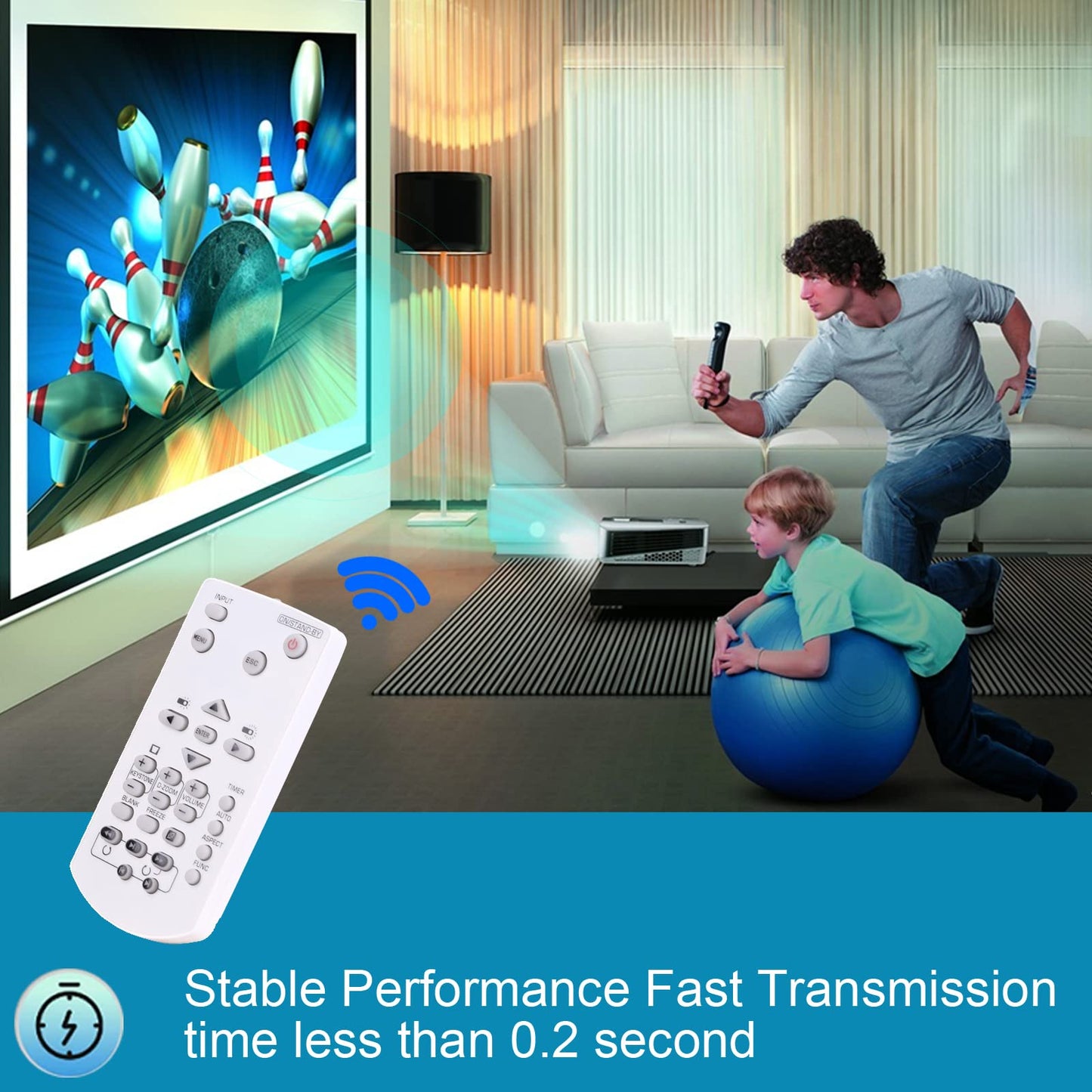 YT-141 Projector Remote Control for CASIO XJ-F10X XJ-F20XN XJ-F200WN XJ-F210WN