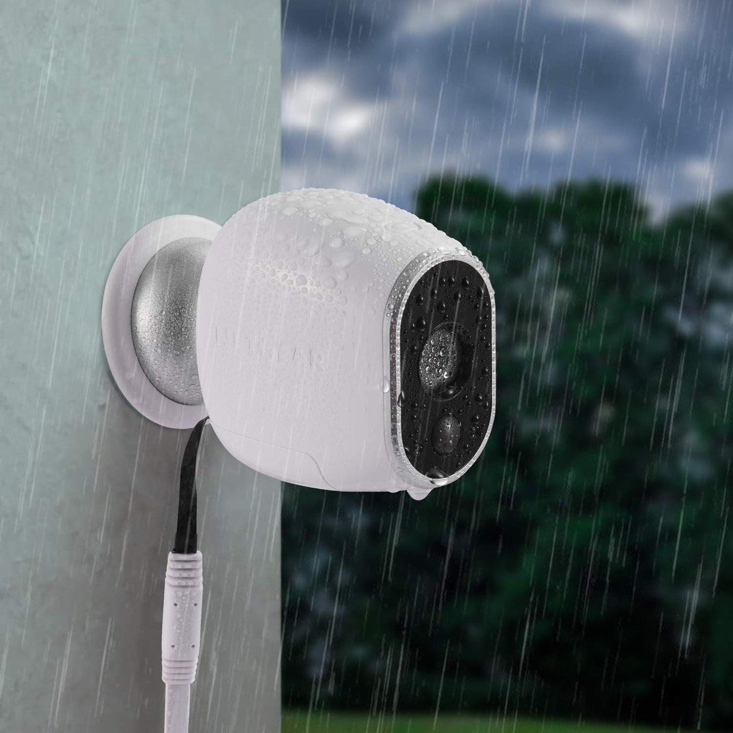 Power Adapter Compatible with Arlo (Replace CR123A), with 25Feet/7.5m Weatherproof Outdoor Cable Continuously Power Your Security Camera, Not
