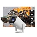Celendor Mini Projector with WIFI 6 4K 1080P Support Auto Focus Portable Projector Compatible for Laptop, PC, Smartphone