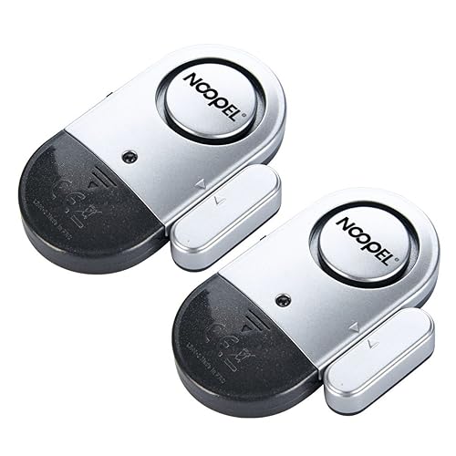 Door Alarms for Kids Safety, 120dB Loud Window Alarms for Home Security, Pool Alarm Door Alarm Sensor for House Hotel Apartment Sheds Caravans, 2 Pack