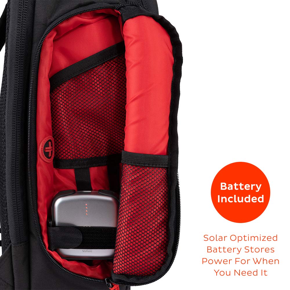 Voltaic Systems Converter Solar Backpack Charger - Includes a Battery Pack - Powers Phones Including iPhone, Tablets, & USB Devices