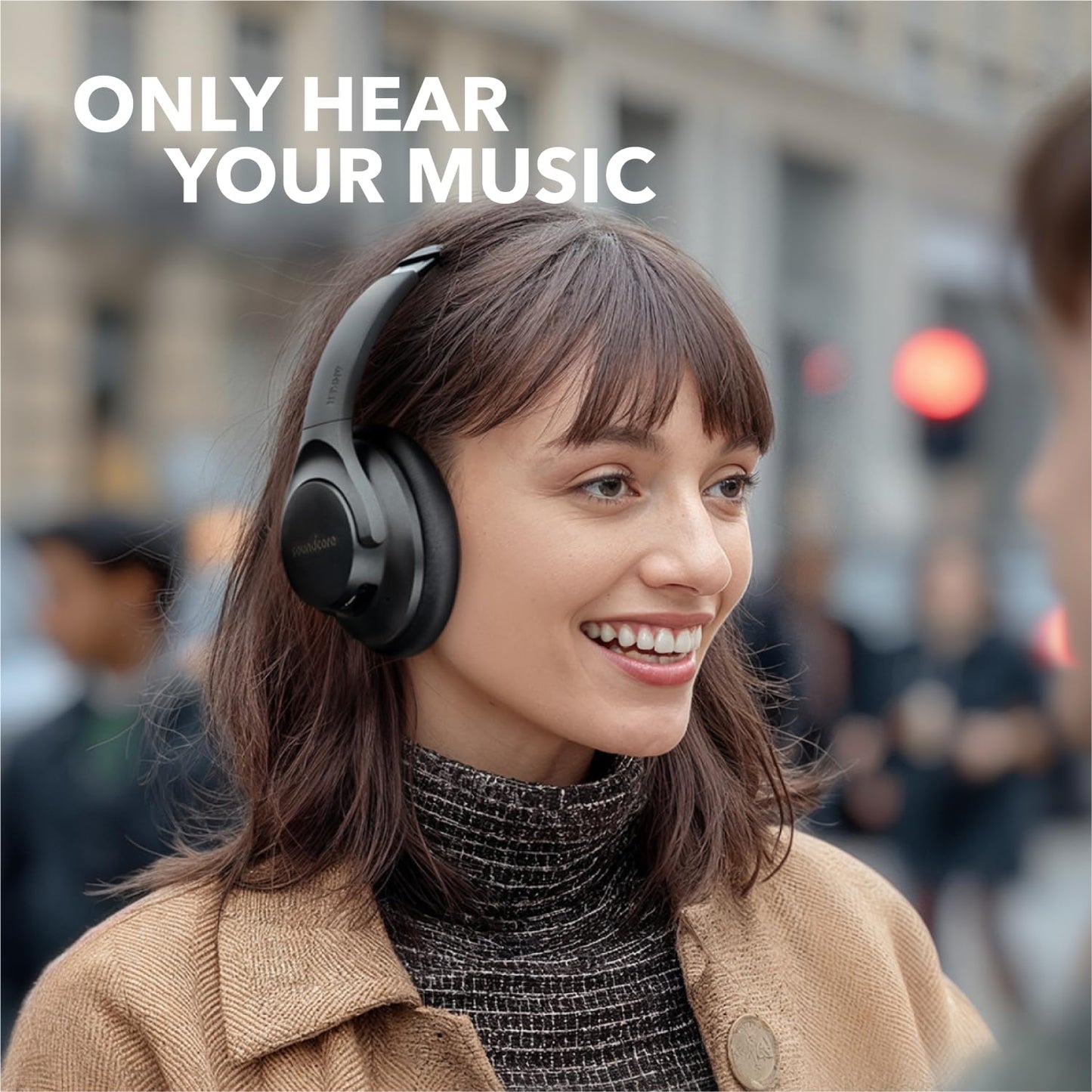 Soundcore Anker Life Q20 Hybrid Active Noise Cancelling Headphones, Wireless Over Ear Bluetooth Headphones, 70H Playtime, Hi-Res Audio, Deep Bass…