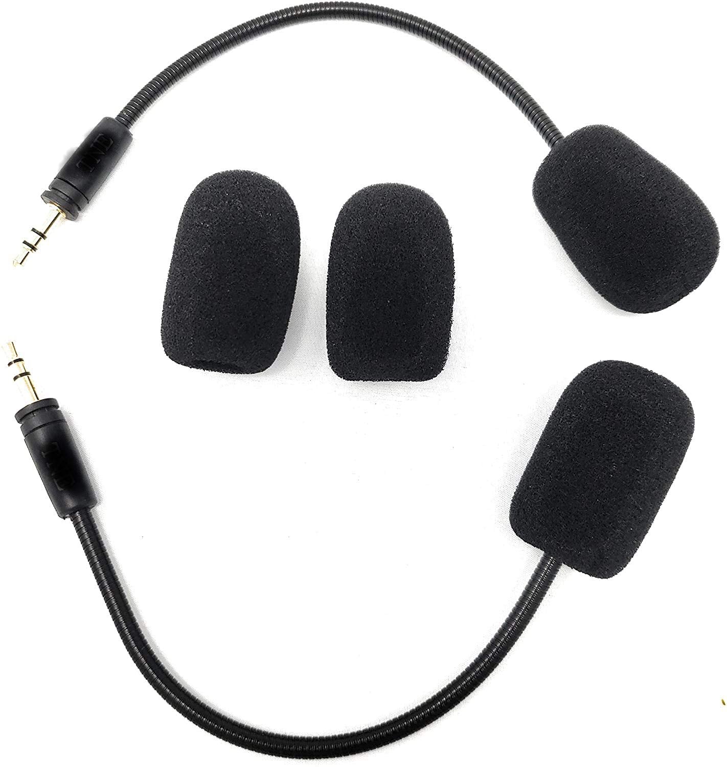 TNE 2-Pack Replacement 3.5mm Game Mics Microphone Boom for Turtle Beach Ear Force XO Four & Recon 150 50 50X 50P 60P Camo Xbox One PS4 Gaming Headsets