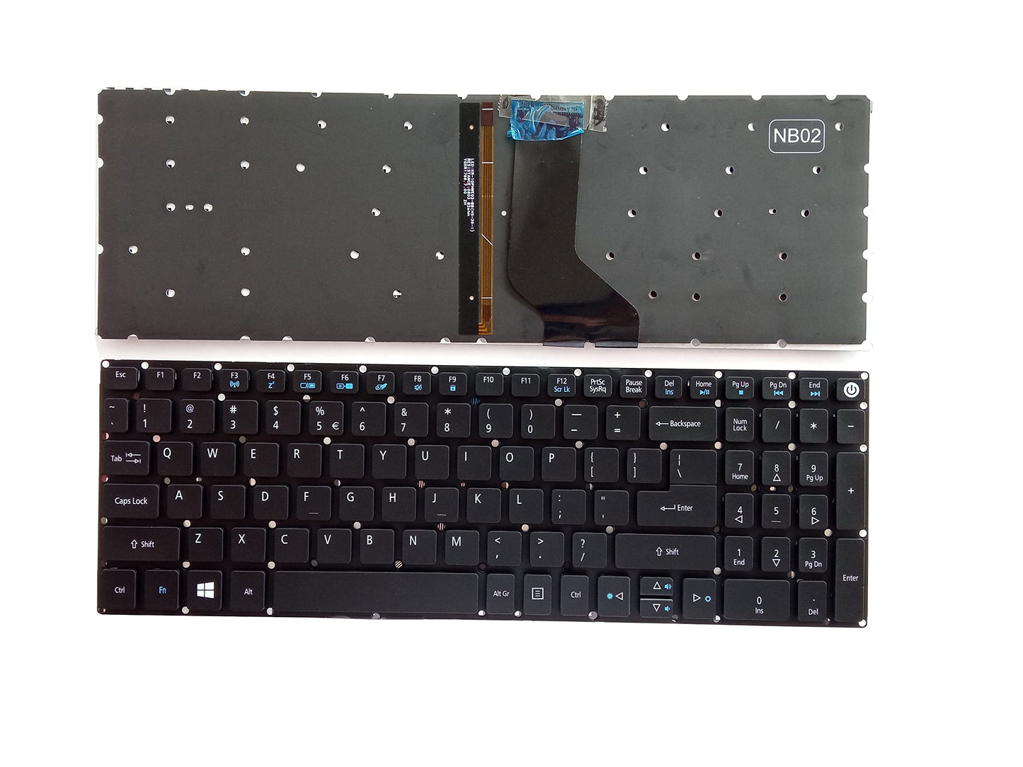 New Laptop Replacement Keyboard Fit Acer Aspire E5-523 E5-532 E5-552 E5-573 E5-574 E5-575 E5-576 E5-752 US Layout Backlight