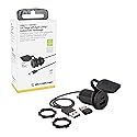 Scosche CPPDRLK-SP PowerVolt 27W Dash Port USB PD 3.0 Type-C Car Charger Compatible w/ Apple CarPlay & Android Auto Passthrough with USB-A to USB-C