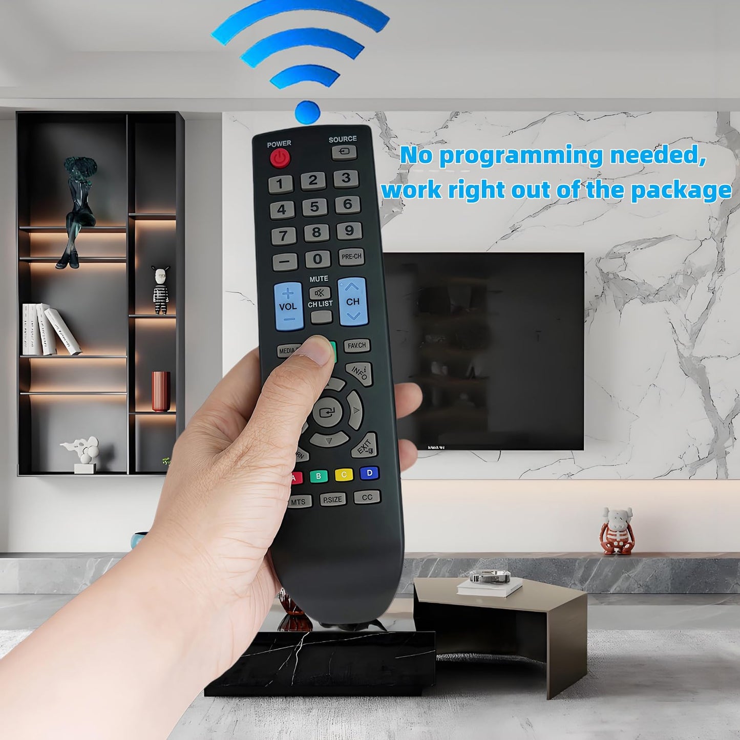 Replacement Remote Controller use for LN32C350 PN59D530 LN32D403 LN32D405E5DXZA Samsung LCD TVs
