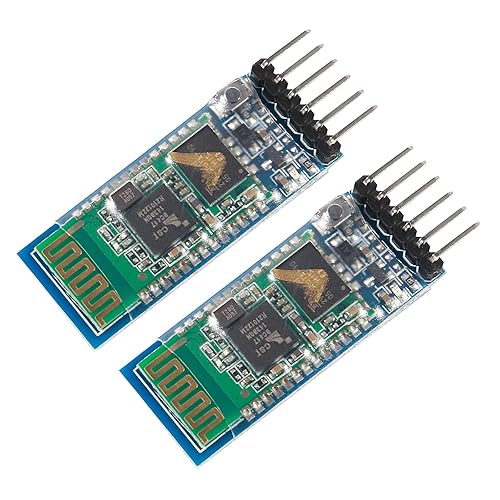 2PCS HC-05 HC 05 Bluetooth Module RF Wireless Bluetooth Transceiver Master Slave Integrated Serial Port Communication BT Module