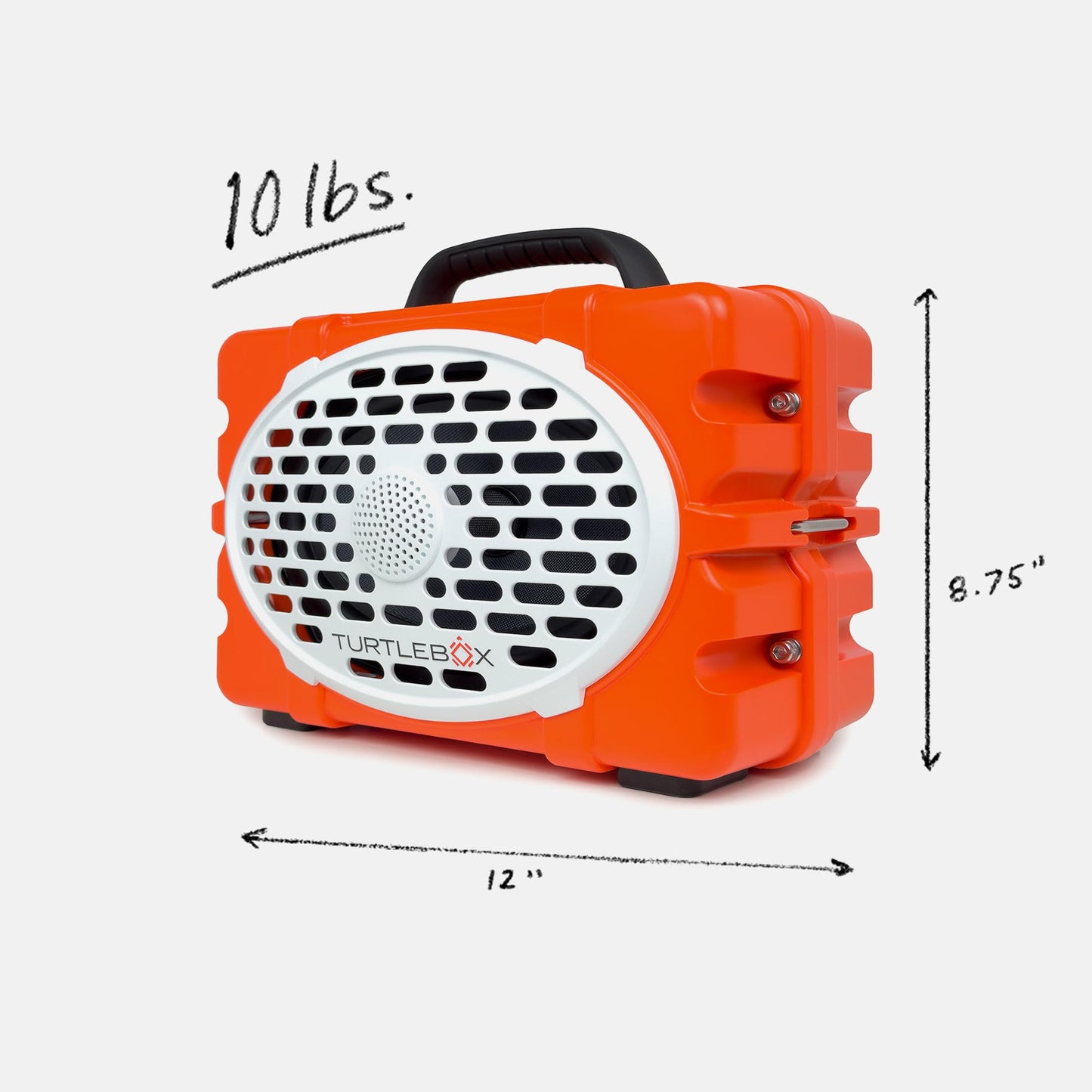 Turtlebox Original Gen 3: Portable Outdoor Bluetooth Speaker - Ultra-Loud (120dB), Waterproof (IP67), Rugged, Impact-Resistant, 3-Day Battery | Party