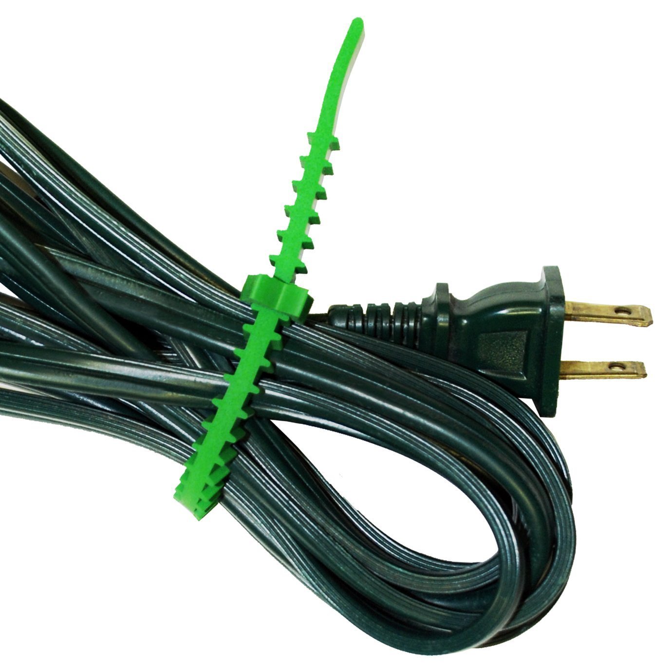 UT Wire Q Knot Outdoor Garden Reusable Tie - (Green) 2 Packs …