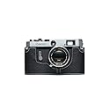 for Canon P Case, BolinUS Handmade Genuine Real Leather Half Camera Case Bag Cover for Canon 7 7S P VL VL2 ViL Camera with Hand Strap (Black)