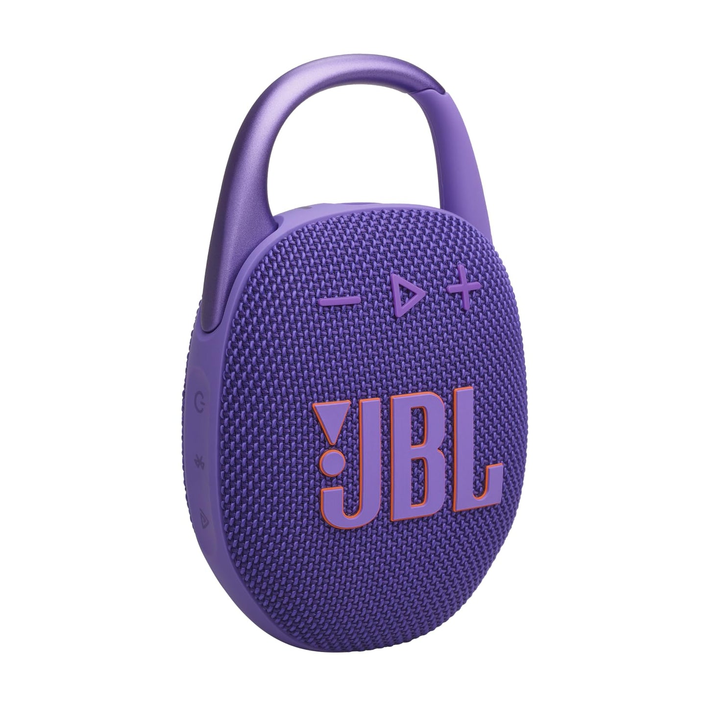 JBL Clip 5 Ultra Portable Bluetooth Speaker with gSport Carbon Fiber Case (Purple)