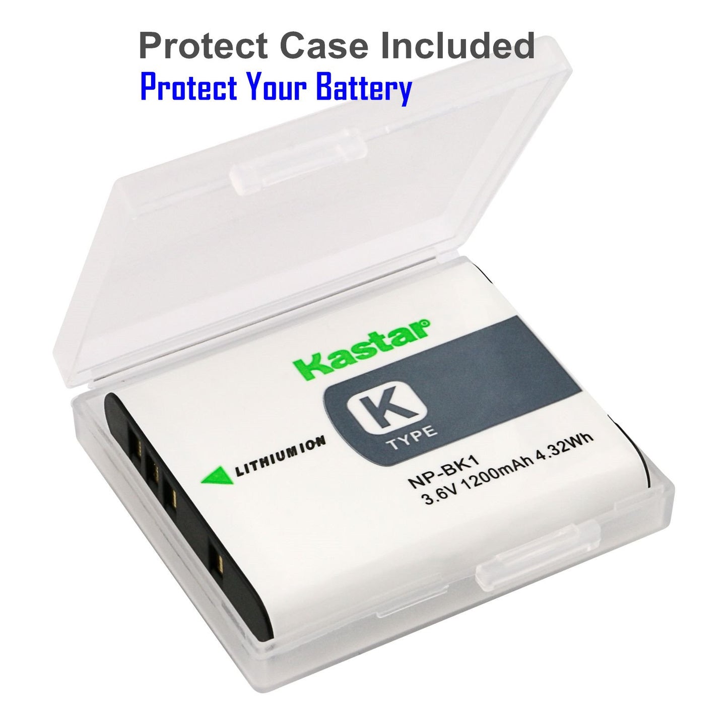 Kastar Battery (1-Pack) and Charger Kit for Sony NP-BK1, BC-CSK work with Sony Bloggie MHS-CM5, MHS-PM5, Cyber-shot DSC-S750, DSC-S780, DSC-S950