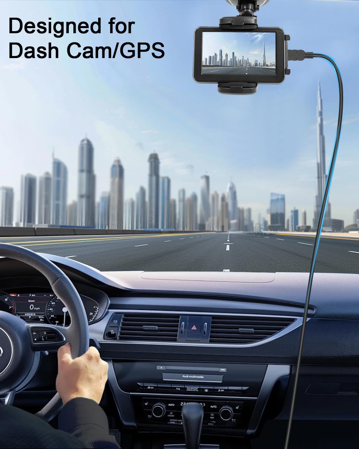 Mini USB Cable Compatible with Garmin Car GPS Navigator Nuvi Approach Colorado Dakota Edge Gpsmap Montana Streetpilot Zumo Vista Magellan Navigon Mini