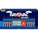 Rayovac High Energy AAA Batteries (16 Pack), Alkaline Triple A Batteries