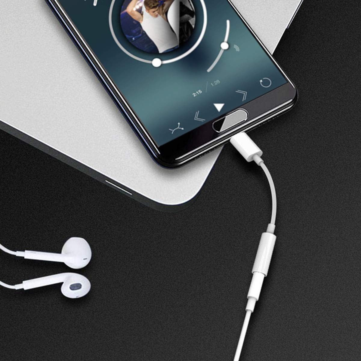 USB C to 3.5mm Headphone Jack Adapter Compatible with iPhone 17/16/ 15, iPad Pro, Pixel 9 8 7 6 5 4 3 2 XL, Samsung Galaxy S25/ S24/S23 and More