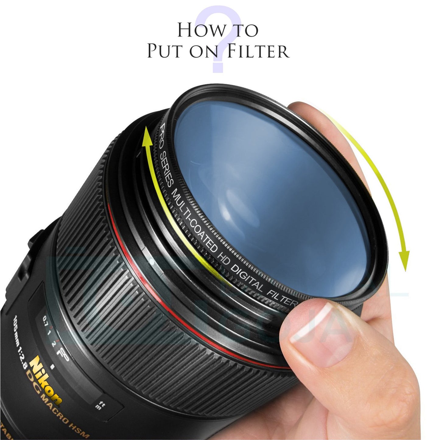 Tronixpro 62mm UV Protection Filter - HD Clear Digital Lens Protector for DSLR Camera, Reduces Glare & Ghosting