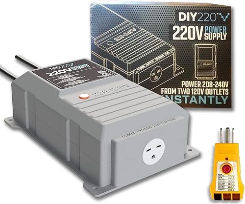 Quick Connect 220V Power Supply Converter and Travel Plug Adapter Kit (220V Voltage Converter)