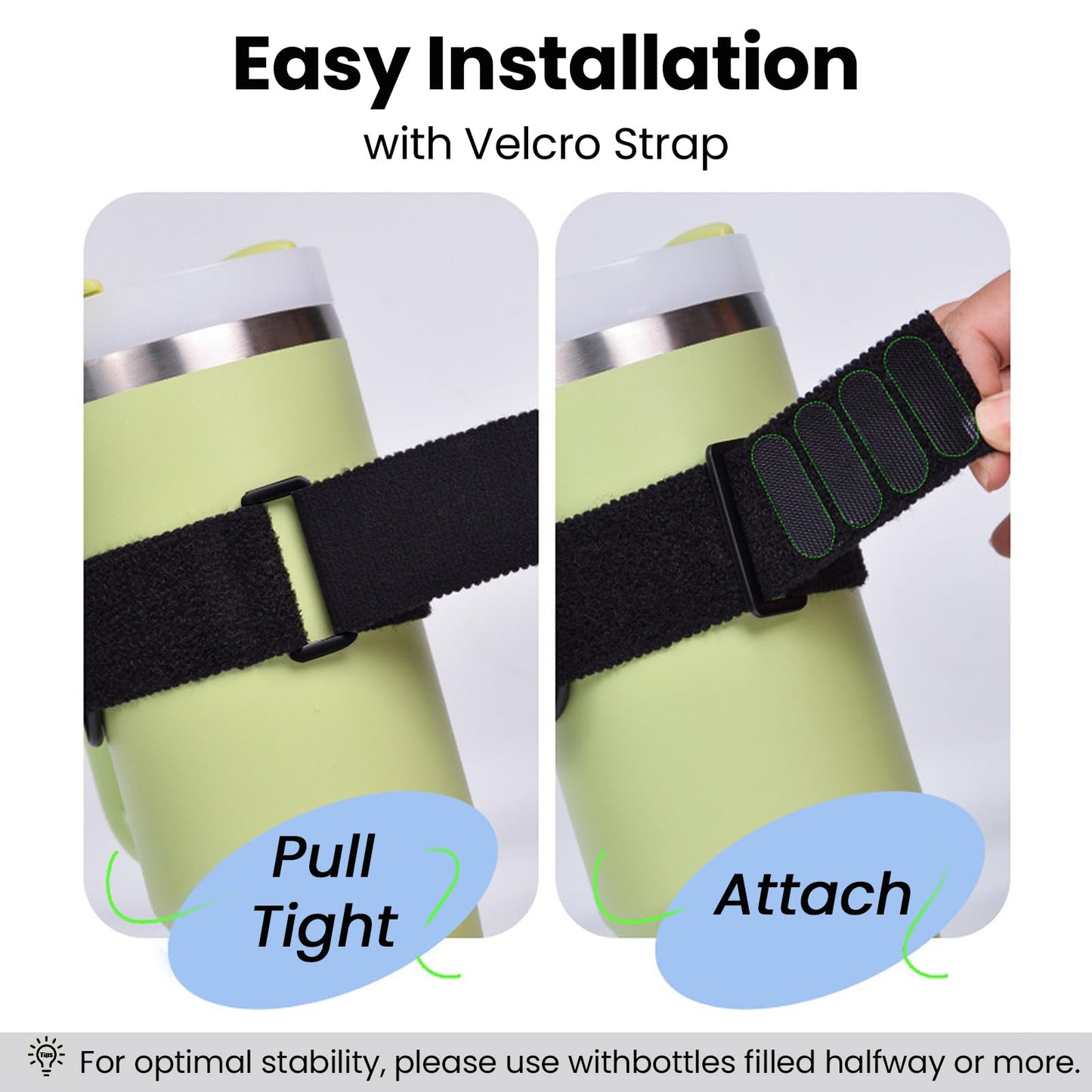 Magnetic Phone Holder for Stanley Cup,Adjustable Water Bottle for Gym,Phone Stand Fit for iPhone with Magsafe,Universal Holder Mount for Stanley Owala