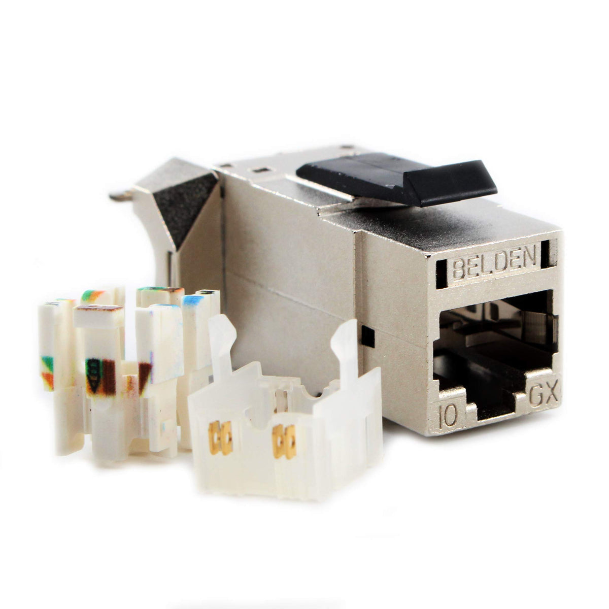 Belden RVAMJKSME-S1 Shielded Cat6A REVConnect Modular Jack, RJ45, 10GX, 10GXS, STP
