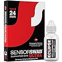 Senor Cleaning Kit - 24mm Sensor Swab (12 Swabs) for Cleaning Full Frame Sensors and Eclipse Sensor Cleaning Application with Dropper Tip (59ml) 2oz