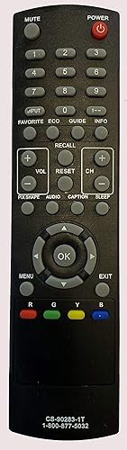 New CS-90283-1T Remote Control Replaced for SANYO TV DP32242 DP55441 DP46142 DP40142 DP42142 DP32640 DP42740 DP42841 DP46841 DP50741 DP50842 DP24E14