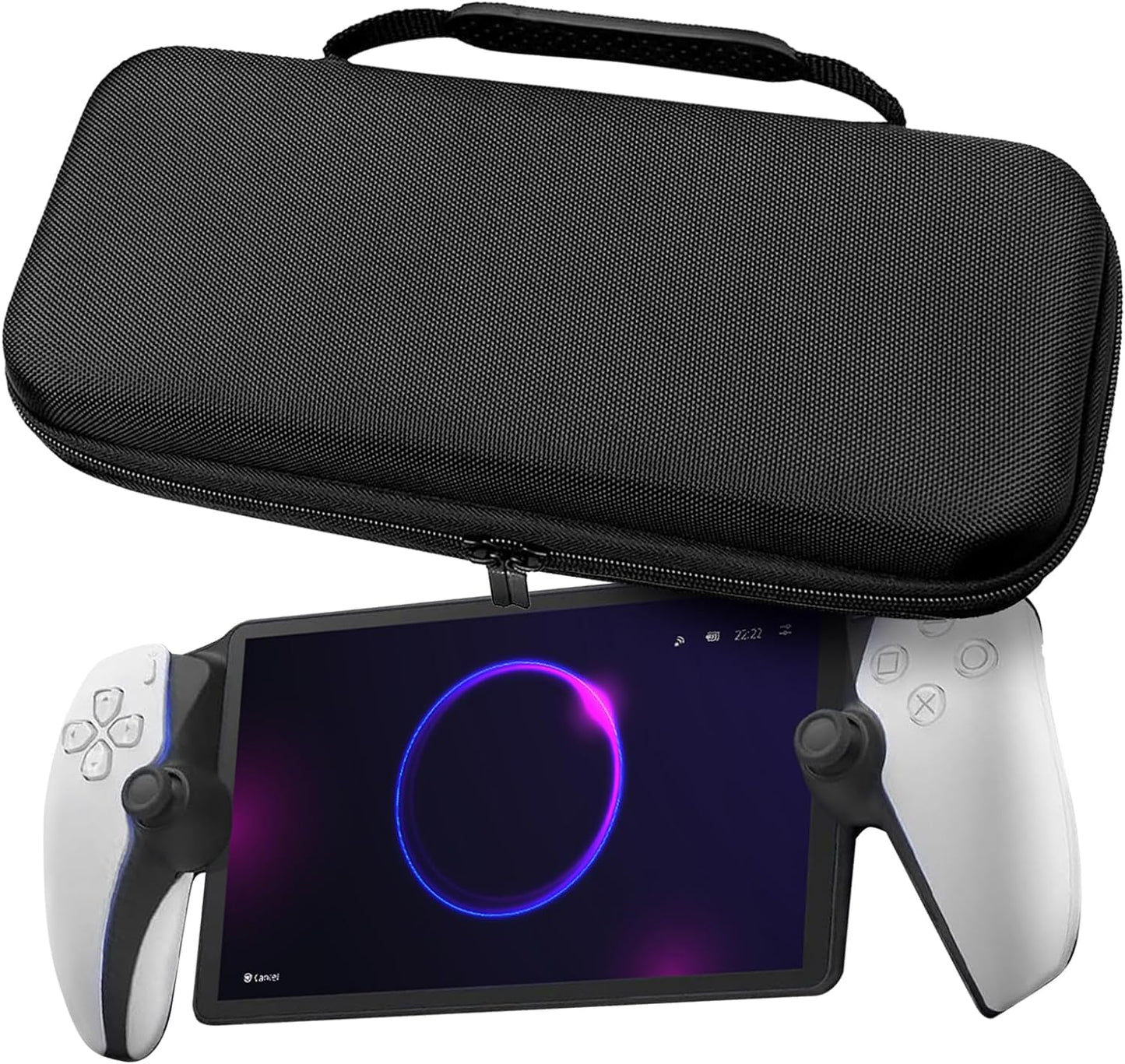 Fibete Carrying Case for Playstation Portal, Travel Carry Handle Portal Protective Case Storage Bag for Playstation 5 Portal Remote Player(Case