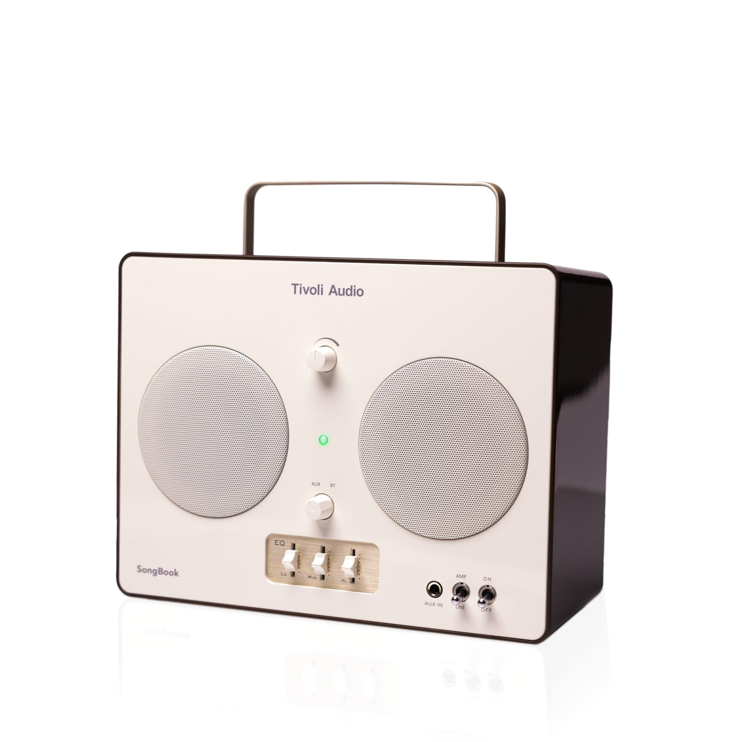 Tivoli Audio Songbook, Premium Bluetooth Sound System with 1/4" Auxiliary Input and Built-in Preamp (Cream/Brown)