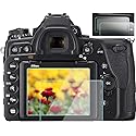 WH1916 D750 Screen Protector for Nikon D780 D750 Camera (2 Top & 2 LCD Screen), 9H Tempered Glass Anti-Scrach Anti-Bubble Anti-Dust (4 Packs)
