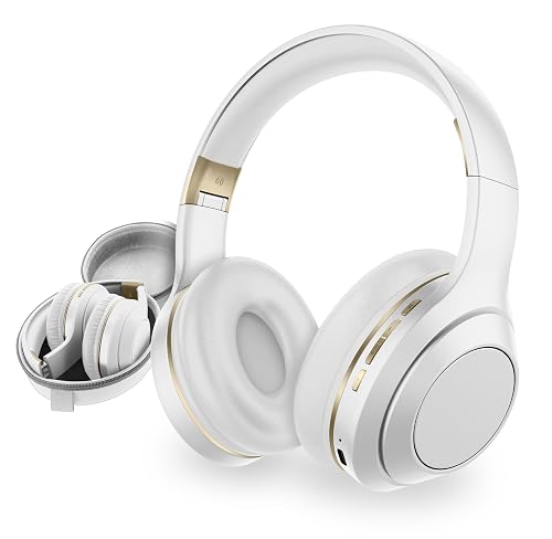 SENTRY OSH Over Ear Bluetooth Wireless Headphones, Active Noise Canceling -20dB Reduction, 22 Hour Battery Life, Control Buttons, Built in Microphone