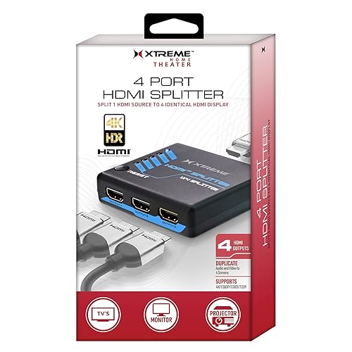 Xtreme Cables Xtreme 4Port HDMI Splitter