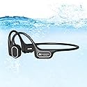 Soft Liquid Silicone Bone Conduction Swimming Headphones Underwater,IPX8 Waterproof Earbuds,Open Ear Swim Headphone with Skin-Friendly…