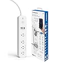 Westinghouse 94012 WH-320 Wi-Fi Smart Power Strip, Compatible with Alexa, Google Home & IFTT, No Hub Required, White