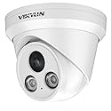 VIKYLIN 8MP IP PoE 4K Turret Camera,Buit in Mic, AI Human/Vehicle Detection,98ft EXIR 2.0 IR Night Vision, 2.8mm Lens,IP67 Outdoor Security CCTV