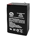 AJC Battery Compatible with Coopower CP6-4.5 6V 4.5Ah Sealed Lead Acid Battery