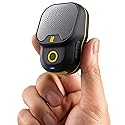 Rythflo Wearable Bluetooth V5.3 Speaker, 30H Working Time Clip-On Wireless Jobsite Water-Resistant TWS Portable Speaker, IPX7 Waterproof, Built-in ENC