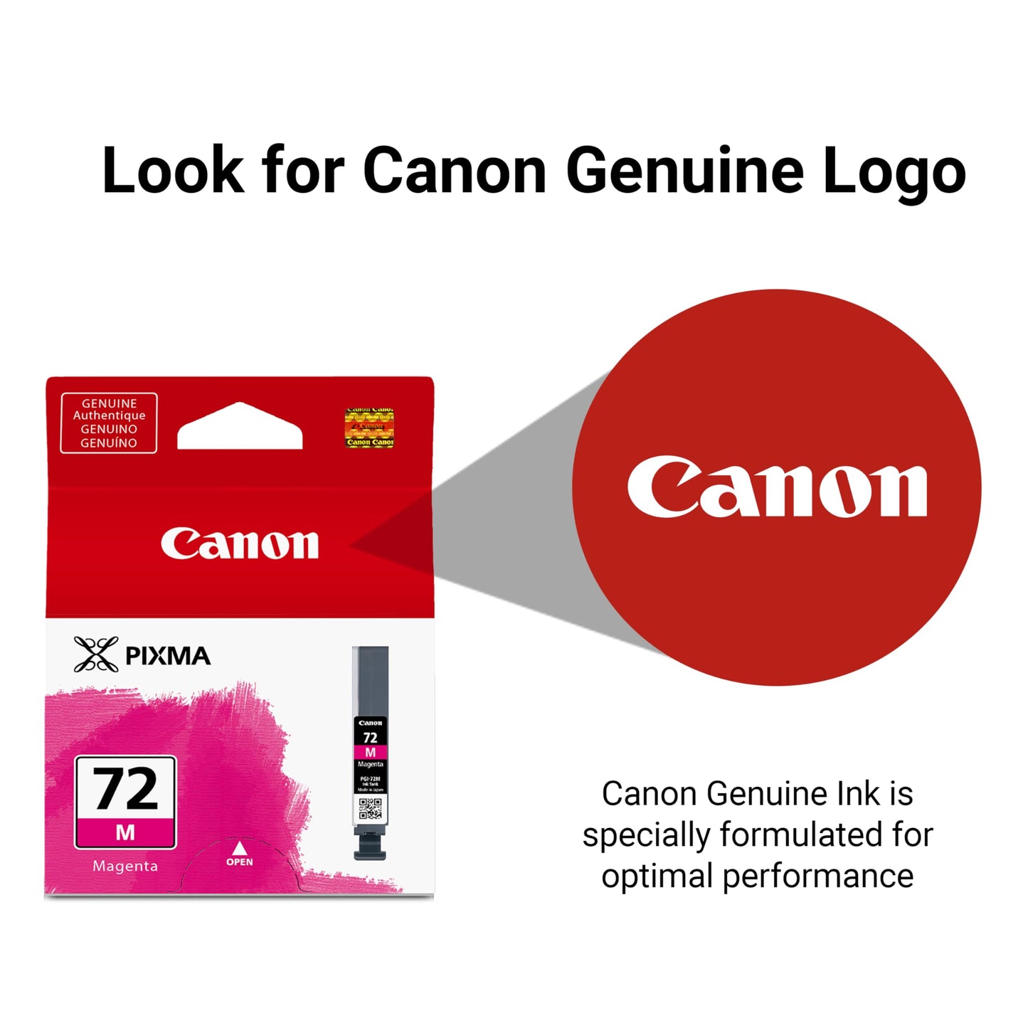 Canon PGI-72 Genuine Magenta Ink Tank, Compatible with PIXMA PRO-10 Printers