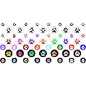 StickerTalk Paw Print Camera Dots Webcam Covers, 0.25 in. Dia, 0.375 in. Dia