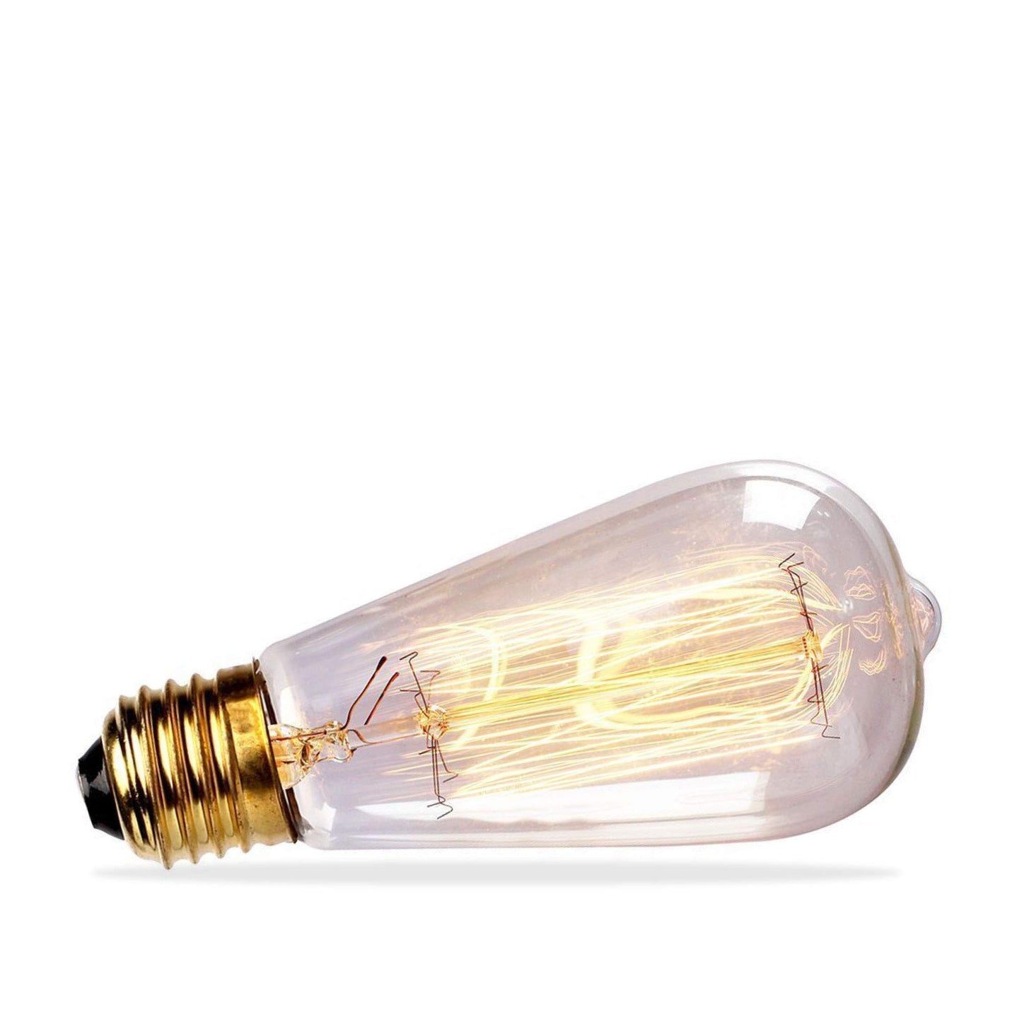 Newhouse Lighting ST64INC-6 ST64 Vintage Light Bulb 6-Pack Edison Bulbs-ST64 Style 60 Watts-Dimmable, Medium (E26) Standard Base E27-Squirrel Cage