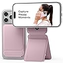MOFT Phone Tripod Stand Selfie Stick for iPhone, Multi-Angles iPhone Stand, Lightweight & Portable Phone Holder, Strong Magnets, MOVAS Vegan Leather