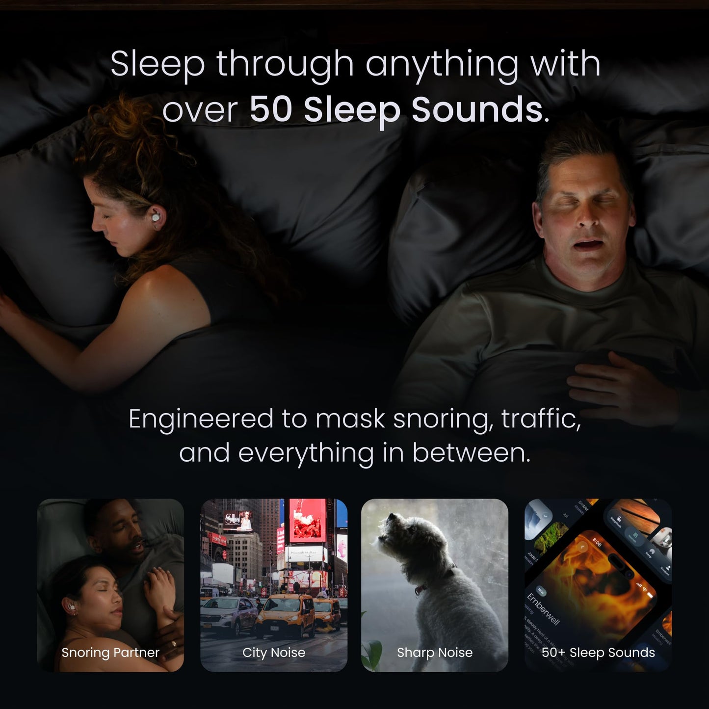 Ozlo Sleepbuds® 2 - Sleep Earbuds, Snoring & Noise Masking Headphones