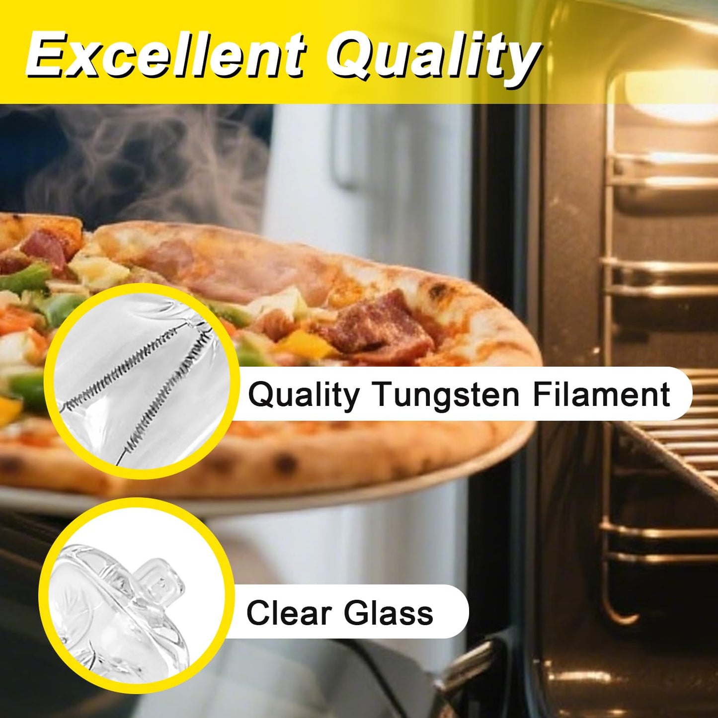 SDRZJX 4PCS G9 120V 40W Lamp Halogen Bulbs Oven Light Bulbs Compatible with GE Electrolux Kenmore Wall Ovens and Ranges Replace#: WB25T10102 AP5790879