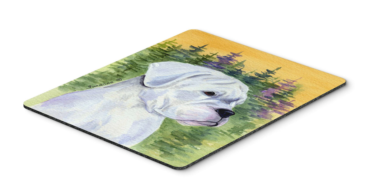 Caroline's Treasures SS8198MP Boxer Mouse Pad, Hot Pad or Trivet for Home Office Gaming Working Computers Laptop Mouse Mat,Washable Large Mousepad