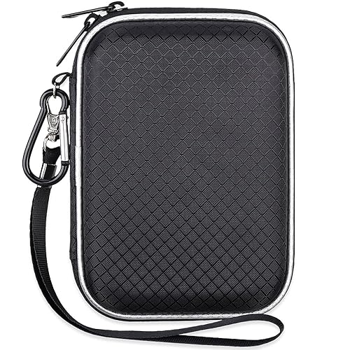 Lacdo Hard Drive Carrying Case for Western Digital WD My Passport/WD Elements/My Passport Ultra Portable External Hard Drive 1TB 2TB 3TB 4TB 5TB 6TB