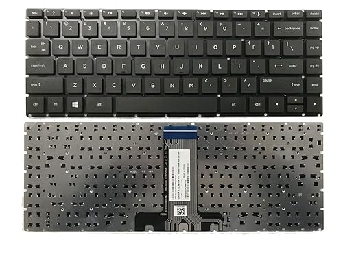 New US Black English Laptop Keyboard (Without Frame) Replacement for HP 14-BS 14-BS057CL 14-BS153OD 14-bs000 14-bs100 14-bs500 14t-bs000