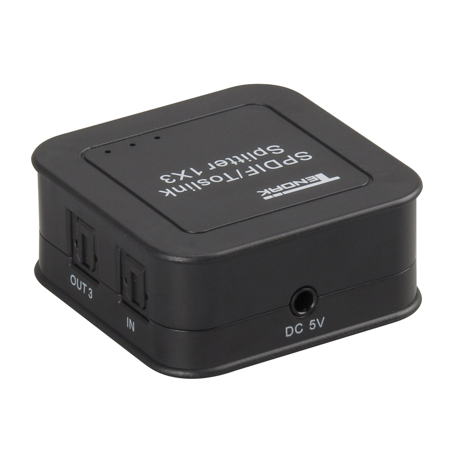 Tendak Digital Optical Audio Splitter SPDIF/Toslink 1 in to 3 Out Powered Amplifier Supports 5.1CH/ LPCM2.0/ DTS/Dolby-AC3