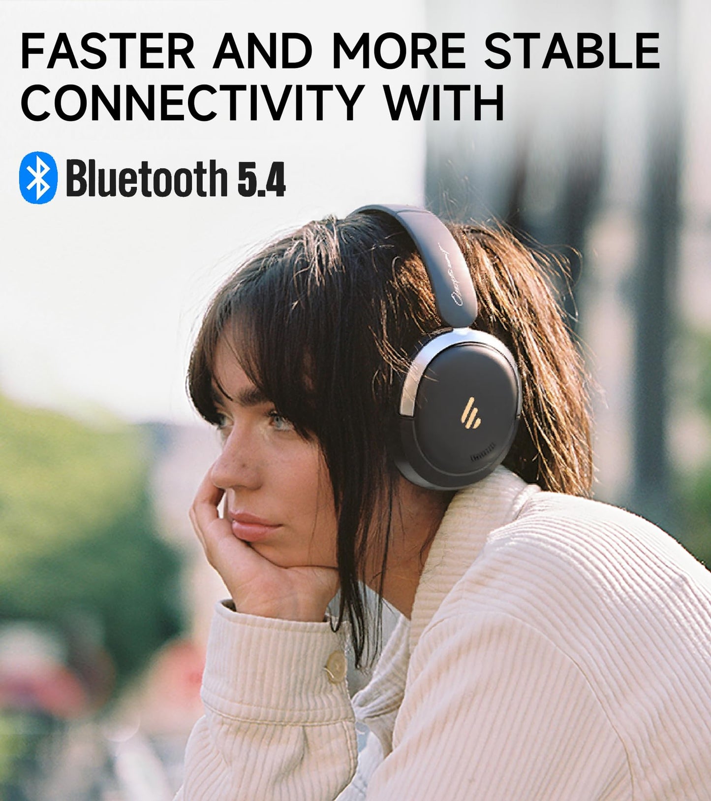 Atom Max - Hybrid Active Noise Cancelling Headphones, Hi-Res Audio, Wireless Over-Ear, Foldable, 45H Playtime, Fast Charging, Customize via an App…