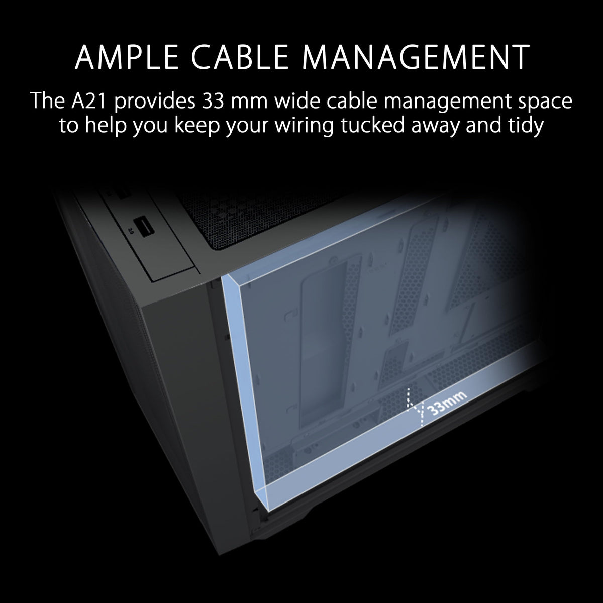 ASUS A21 Micro-ATX PC Case